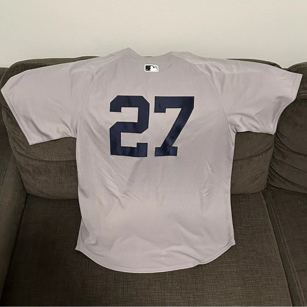 Nike Authentic NY Yankees Giancarlo Stanton World Series 2024 Jersey Men’s Sz M - Picture 3 of 8